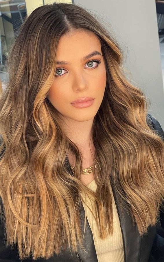 Dark Blonde With Honey Balayage — Hair Color Ideas