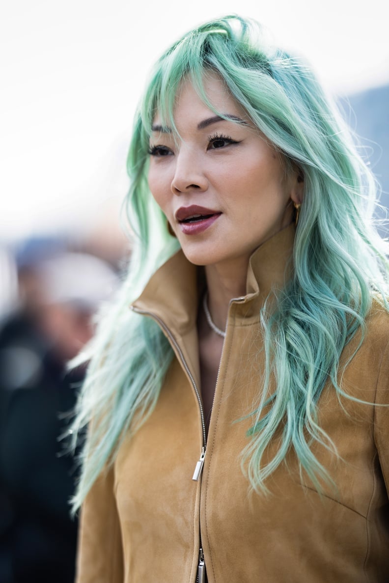 Pastel Mint Green Hair — Hair Color Ideas