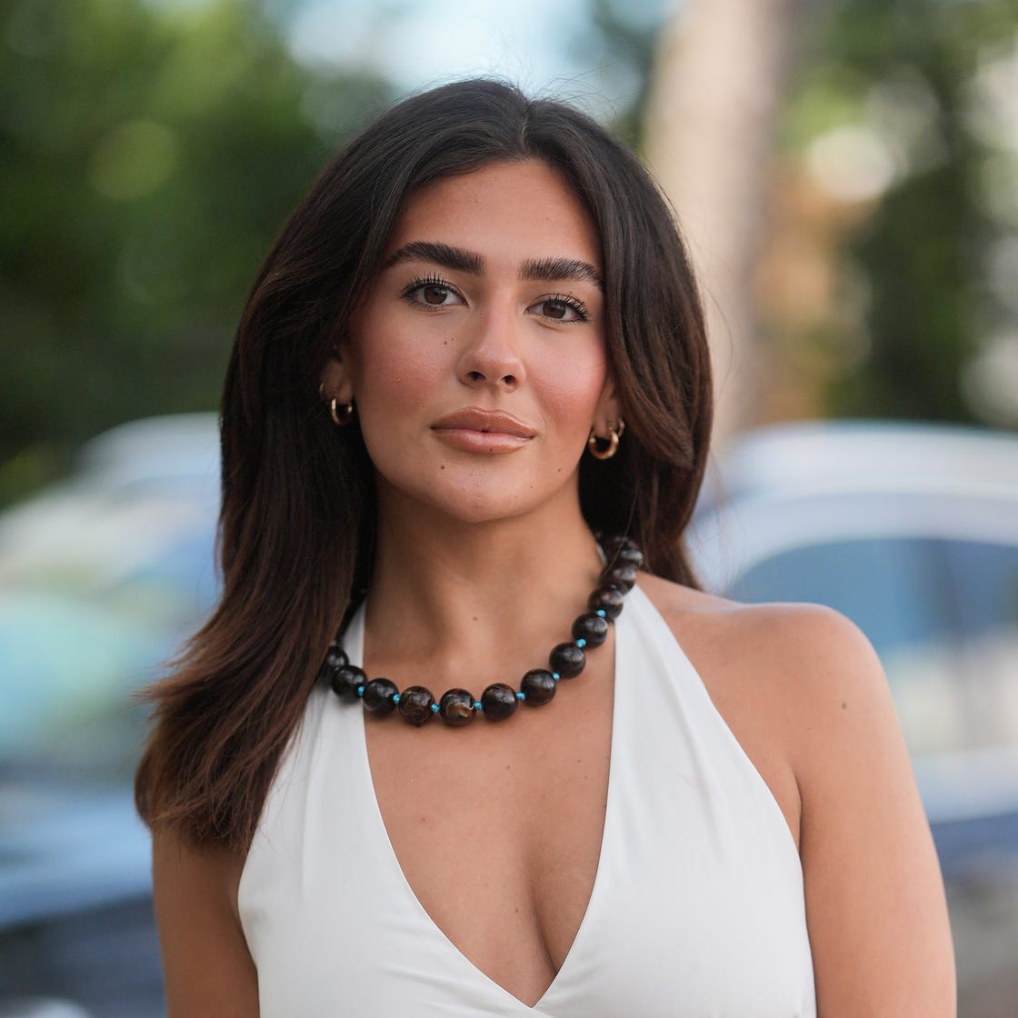 Collarbone Dark Brown Long Layers Air Dried — Hair Haircuts