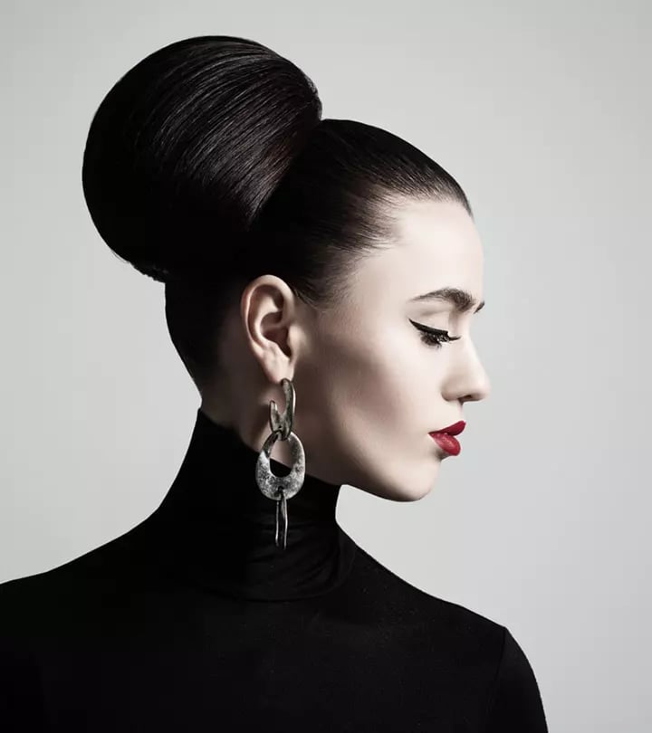 High Sculpted Bun With Sleek Texture — Hair Up Hairstyles