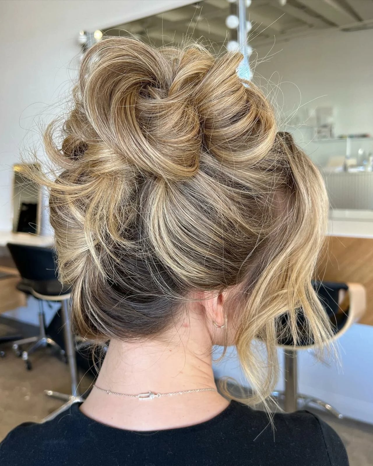 Messy Textured Updo With Effortless Volume — Hair Up Hairstyles