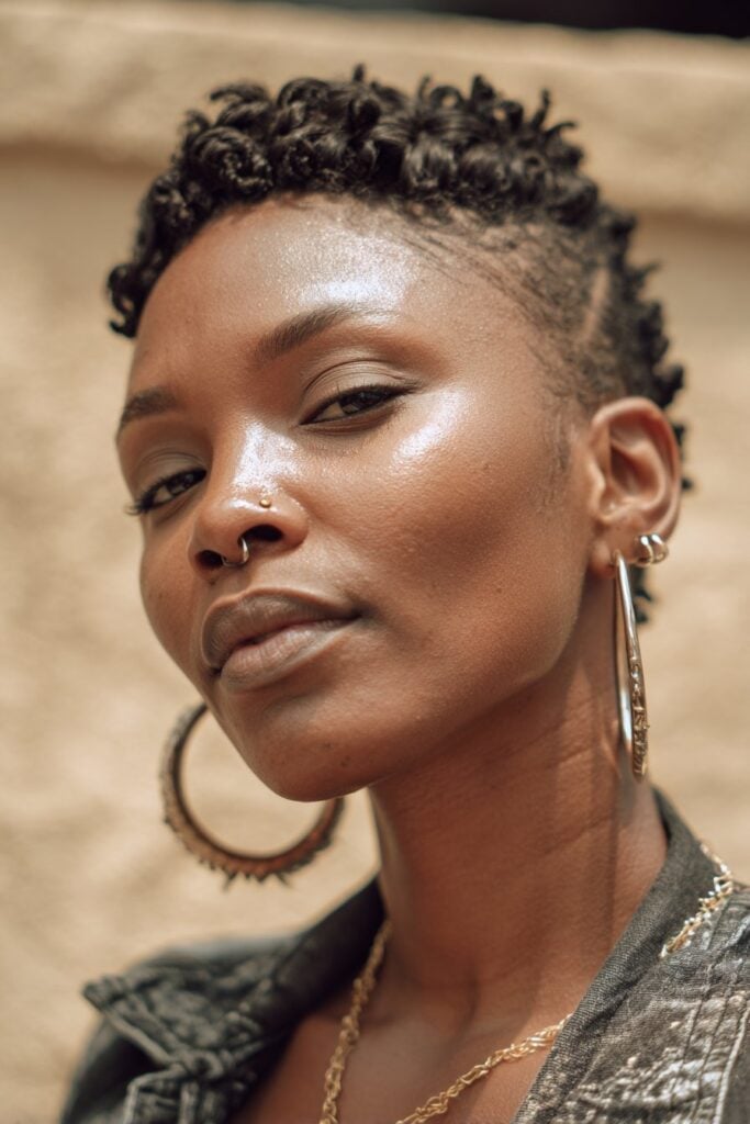 Tapered Cut With Undercut Sides Tapered Cut With Undercut Sides — Haircuts for Black Women