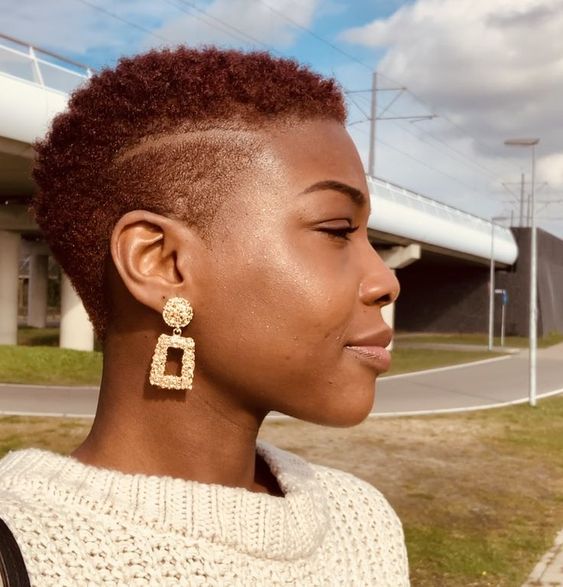 Short Textured Crop With Undercut Short Textured Crop With Undercut — Haircuts for Black Women