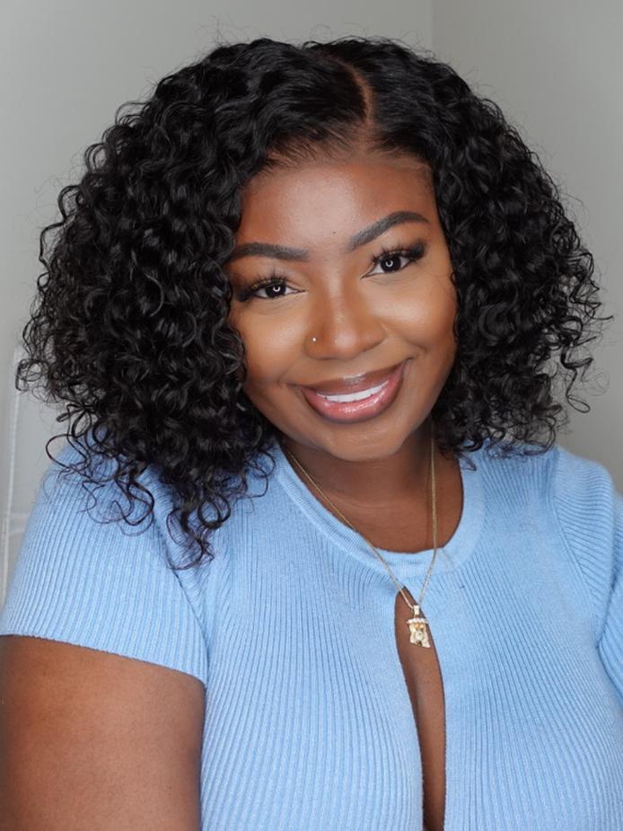 Collarbone Bob With Defined Curls Collarbone Bob With Defined Curls — Haircuts for Black Women