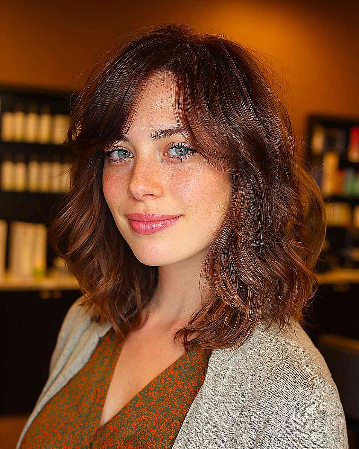 Collarbone Lob With Balayage and Soft Face-Framing Layers Collarbone Lob With Balayage and Soft Face-Framing Layers — Haircuts for Women
