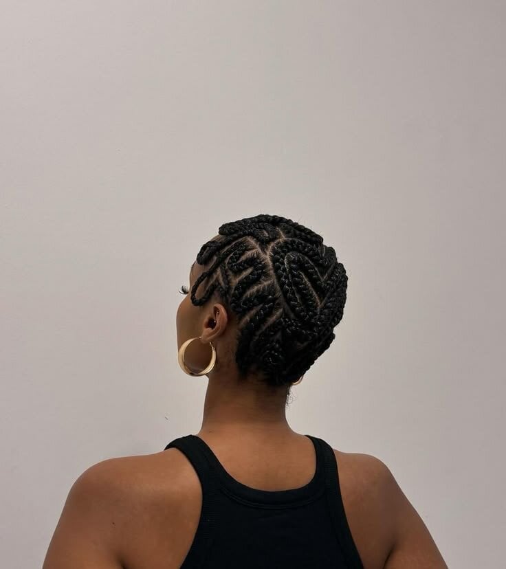 Short Geometric Cornrows Short Geometric Cornrows — Hairstyles for Black Women Braids