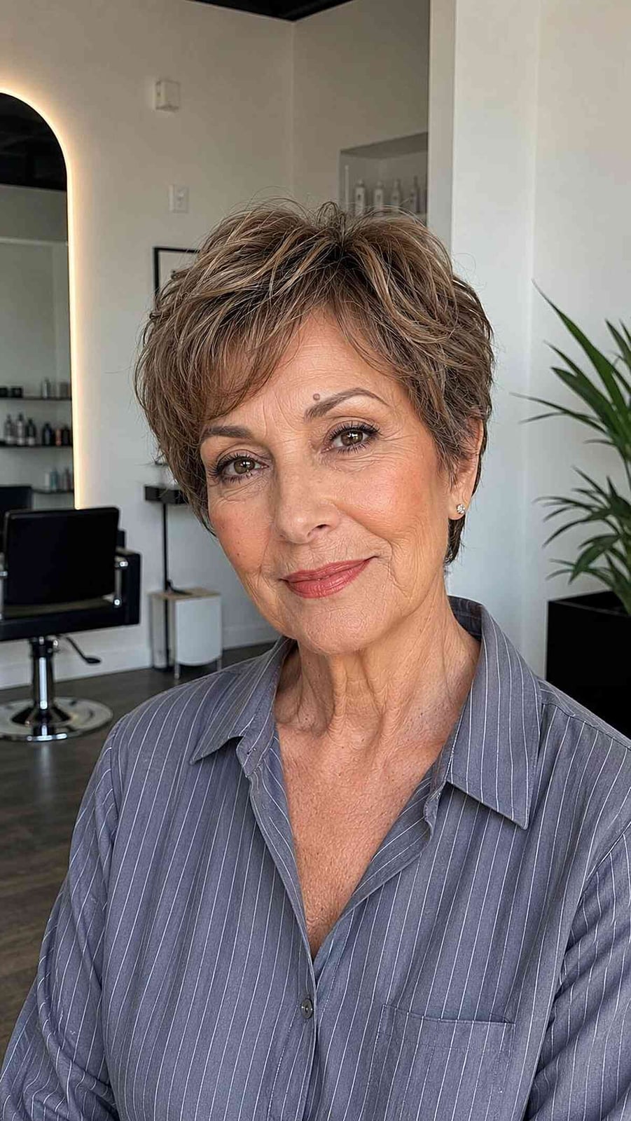 Short Pixie With Volume Enhancing Bangs — Hairstyles for Thinning Hair