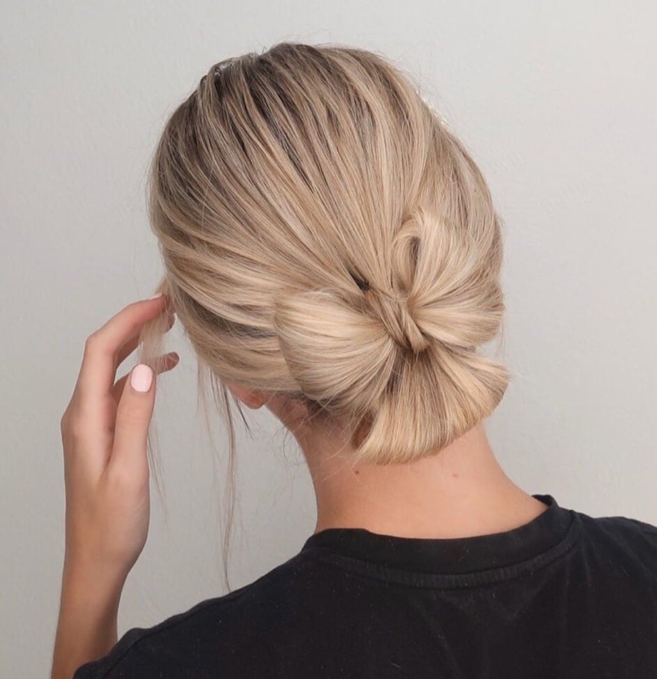 Dark Brown Updo With Curly Face-Framing Tendrils — Hairstyles to Do
