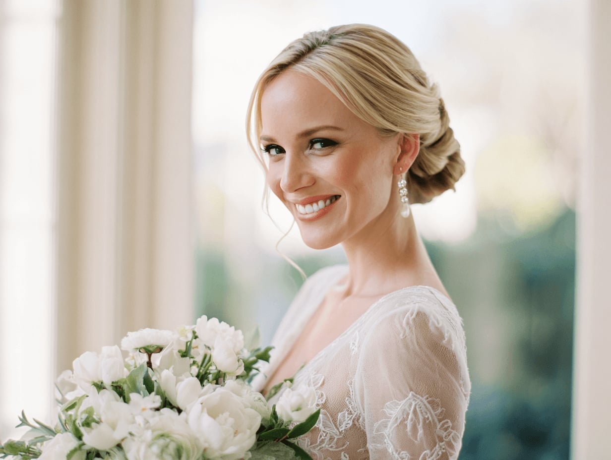 Blonde Bow-Shaped Bun — Hairstyles to Do