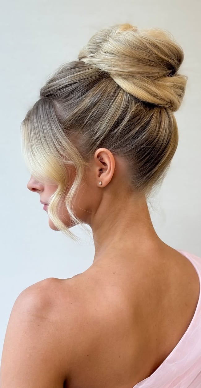 Vanilla Blonde Voluminous High Bun Vanilla Blonde Voluminous High Bun — High Bun Hairstyles