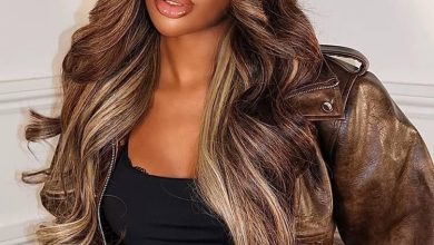 Lagos Hairline Colored Wigs Black And Honey Blonde Highlight 180%-250% Density 13x4 Glueless Lace Wigs -West Kiss Hair