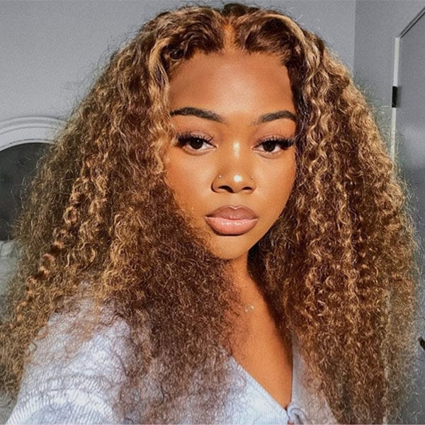 Mid-Back Body Waves With Blended Blonde Highlights Mid-Back Body Waves With Blended Blonde Highlights — Highlights Wig