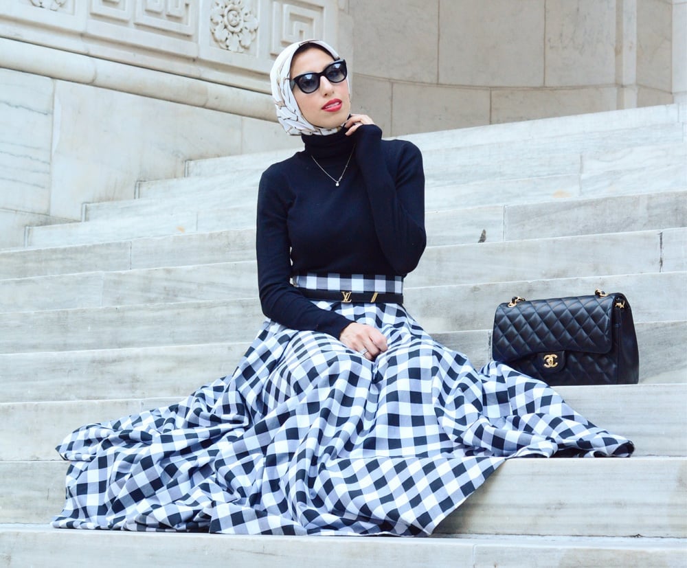 Cream Knit Dress and Coat for Cozy Winter Chic — Hijab Outfits