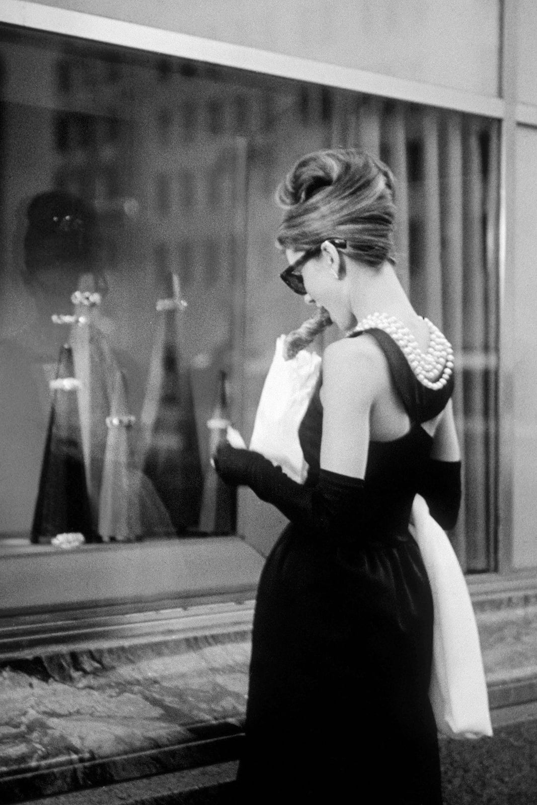 Elegant Black Sheath Dress with Pearls Elegant Black Sheath Dress with Pearls — Iconic Dresses