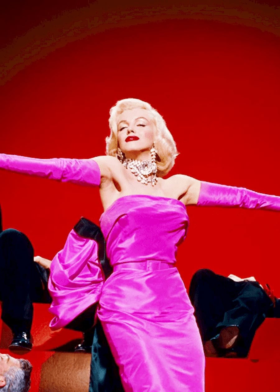 Bright Pink Strapless Satin Performance Dress Bright Pink Strapless Satin Performance Dress — Iconic Dresses