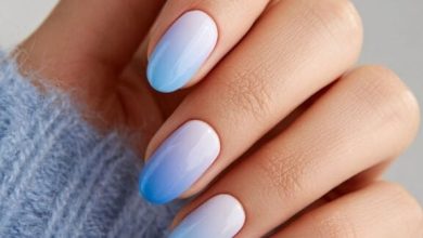 Icy Blue Nails - janeessence