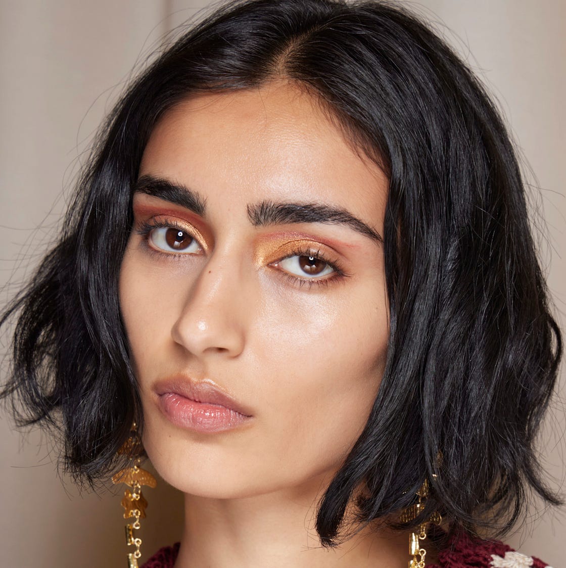 Lived-In Dark Brown Wavy Bob — Japanese Hair