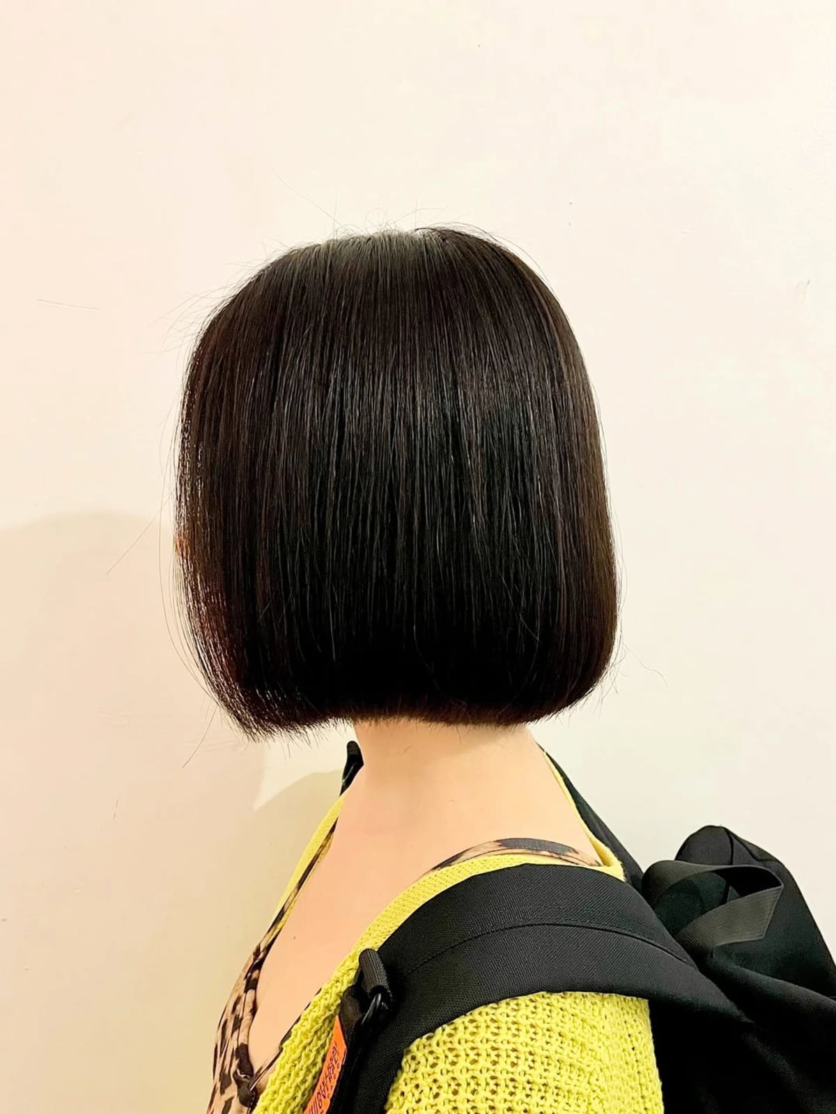 Thick Black Bob With Blunt Cut — Japanese Hair