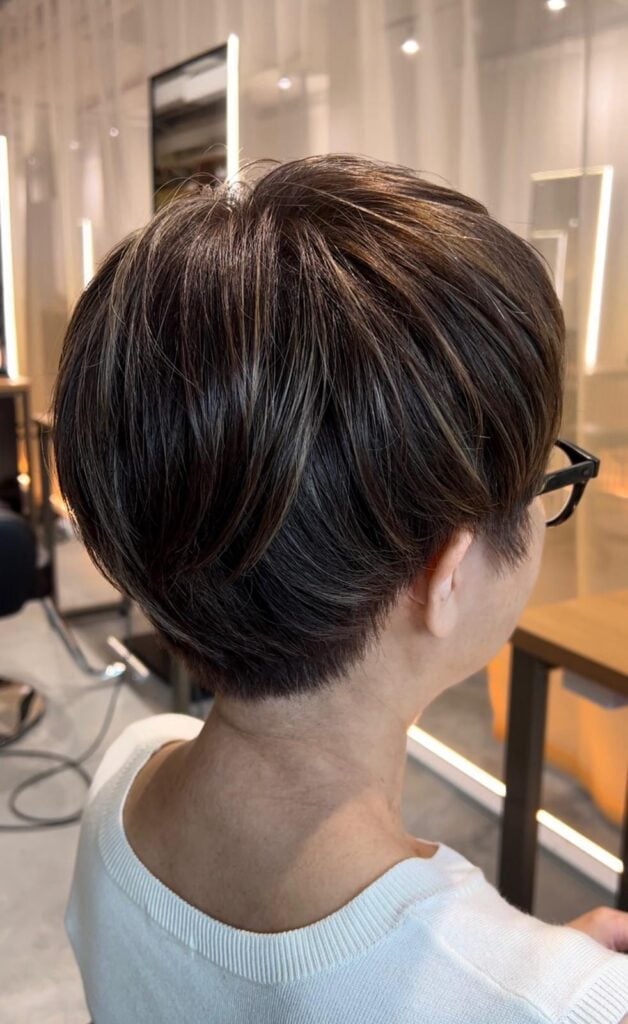 Fine Layered Bob With Subtle Highlights — Japanese Hair
