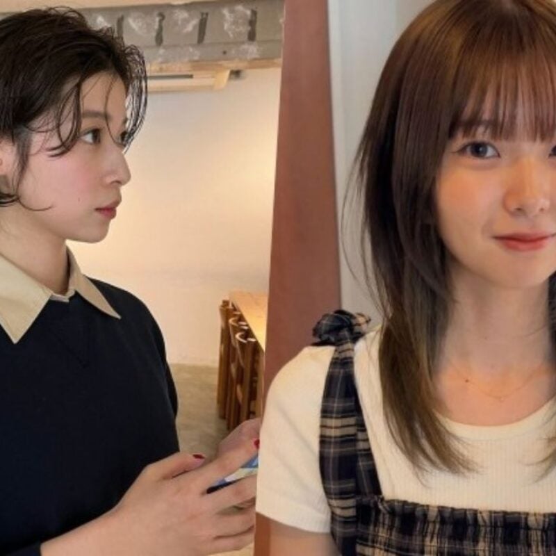 Collarbone Layers With Side-Swept Bangs — Japanese Hair