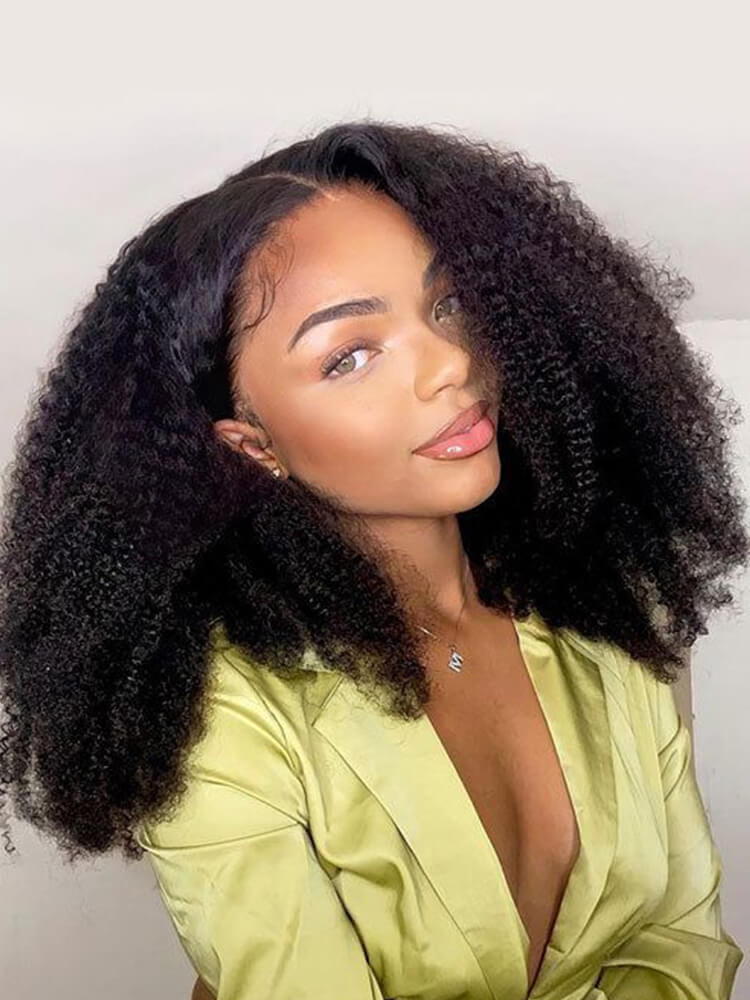 Mid-Back Air Dried Volume — Kinky Hair