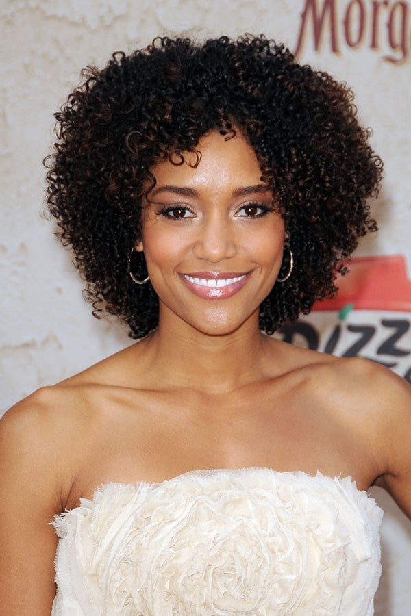 Defined Chin Length Bob Air Dried — Kinky Hair