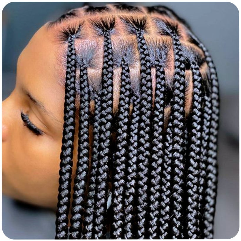 Thick Mid-Back Knotless Box Braids Thick Mid-Back Knotless Box Braids — Knotless Hairstyles