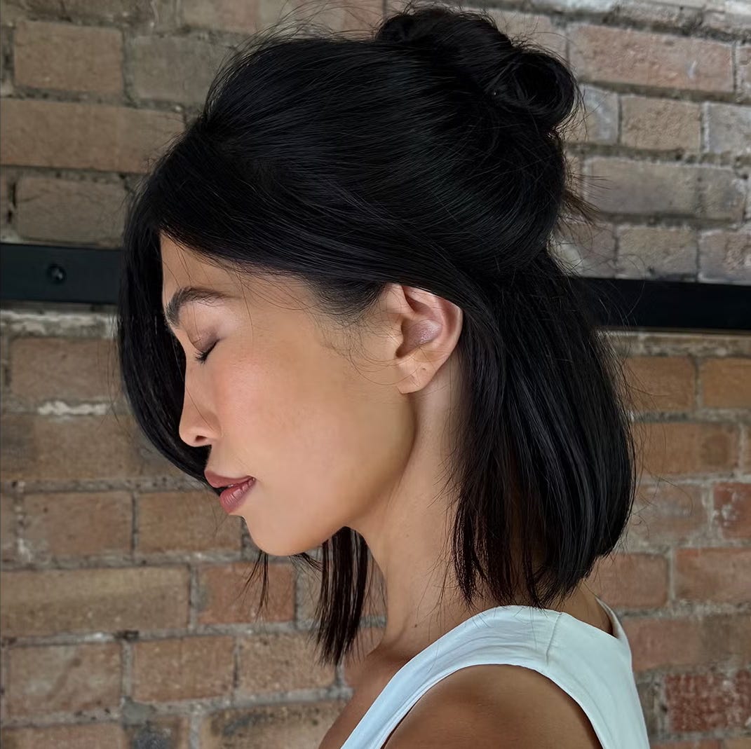 Chin Length Bob Sleek Air Dried Chin Length Bob Sleek Air Dried — Korean Hairstyles