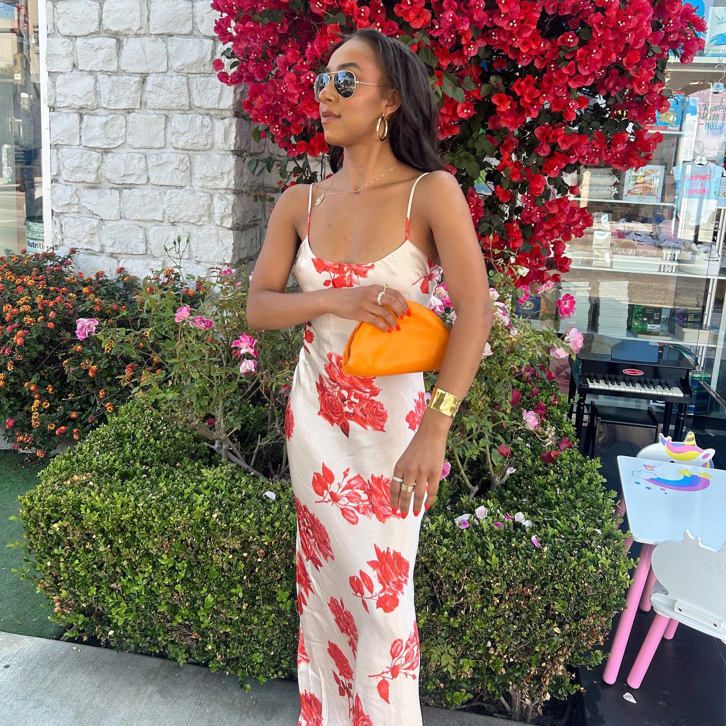 Floral Print Slip Dress for Daytime Events Floral Print Slip Dress for Daytime Events — La Outfits