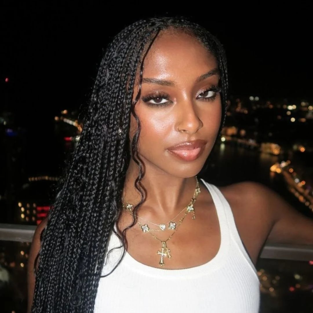 Waist-Length Goddess Braids With Curly Ends Waist-Length Goddess Braids With Curly Ends — Length Braids