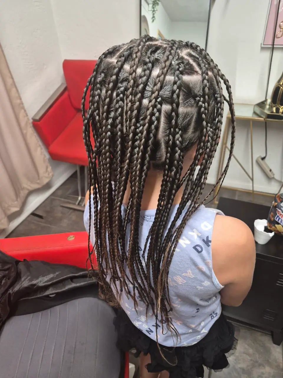 Long Box Braids With Subtle Tones Long Box Braids With Subtle Tones — Little Girl Braids