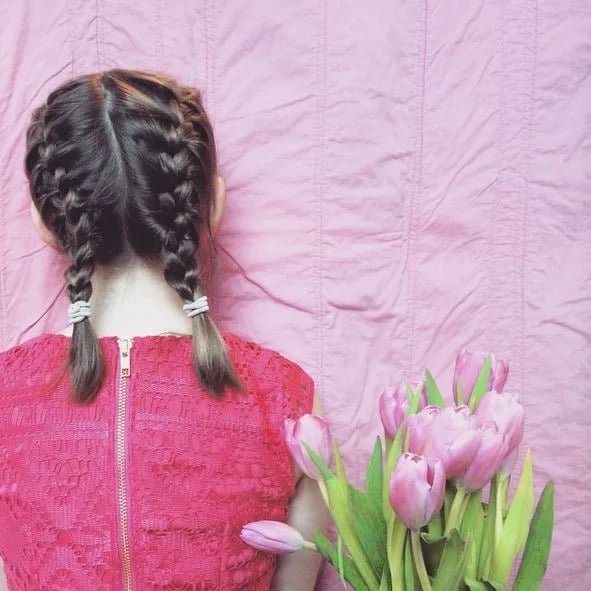 Classic Twin Braids Classic Twin Braids — Little Girl Braids