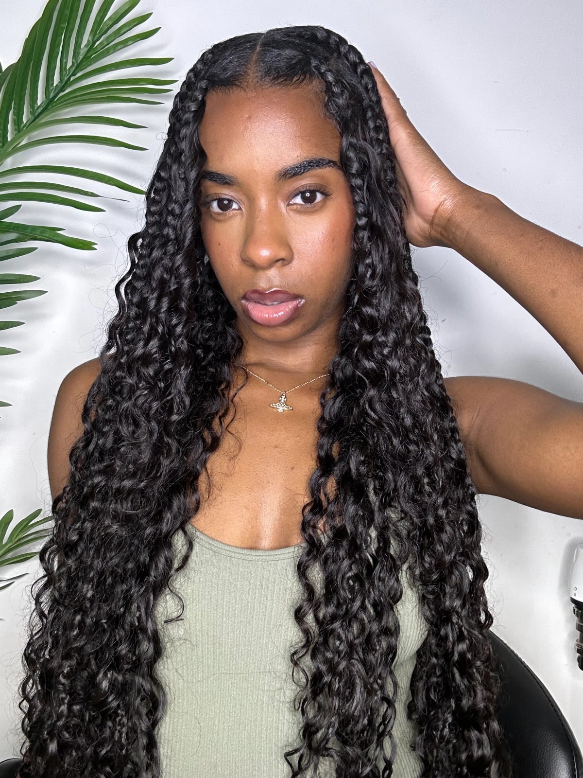 Human Braiding Hair For Knotless Braids Human Braiding Hair For Knotless Braids — Long Braids