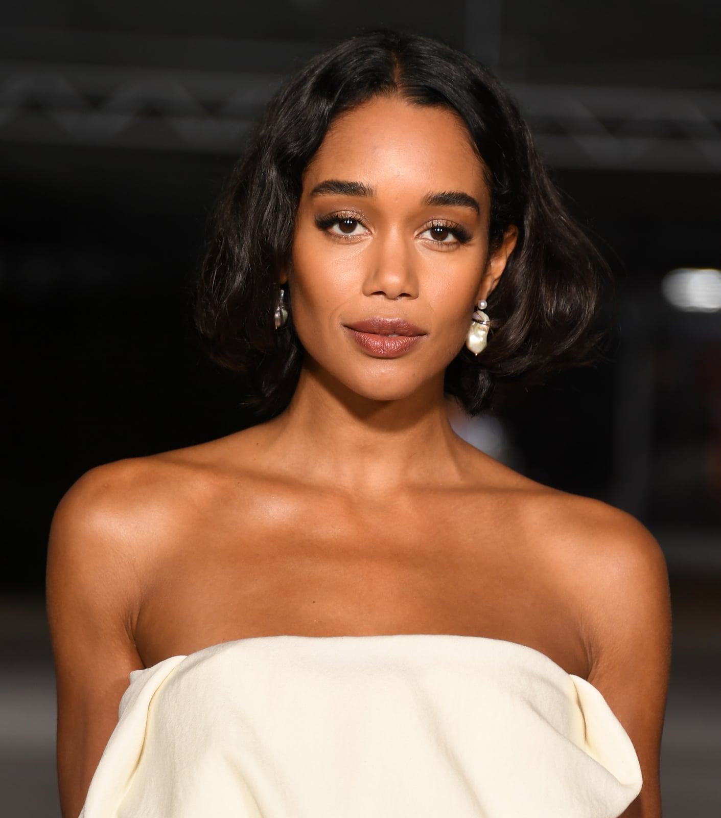 Chin Length Bob With Glossy Dark Brown — Low Maintenance Haircuts