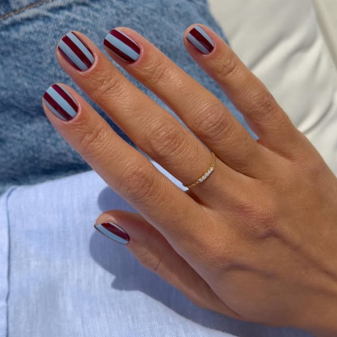 Medium Almond Dark Brown French Tip Nails Medium Almond Dark Brown French Tip Nails — Manicure Nails