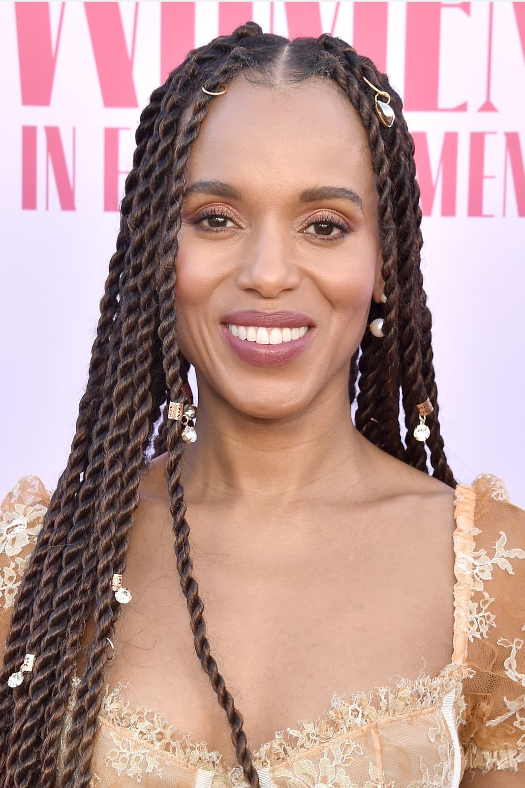 Mid-Back Twists With Decorative Accessories Mid-Back Twists With Decorative Accessories — Marley Twists Hairstyles