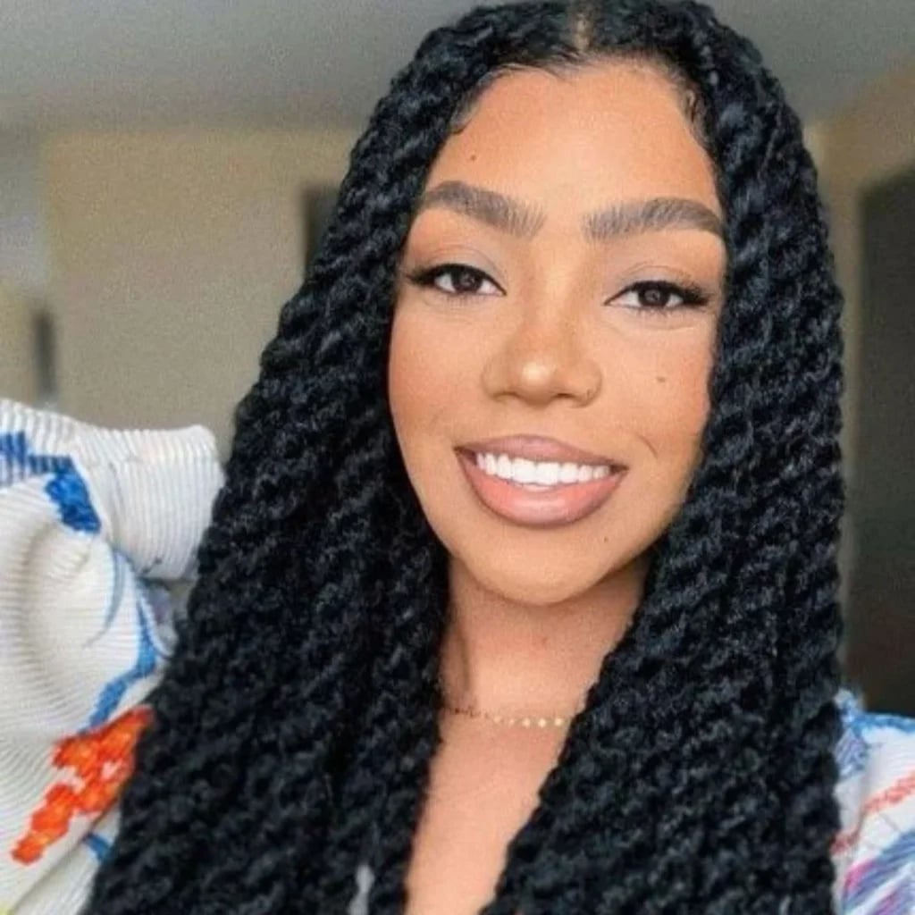 Neat Collarbone Length Black Marley Twists Neat Collarbone Length Black Marley Twists — Marley Twists Hairstyles