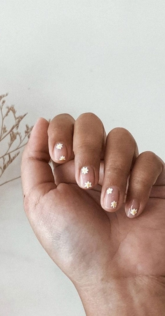 Long Almond Milky White Iridescent Chrome — Minimalist Nails