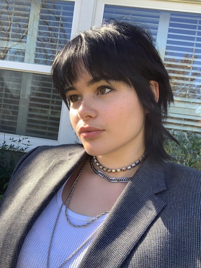 Black Collarbone Mullet With Choppy Layers — Mullet Hairstyles