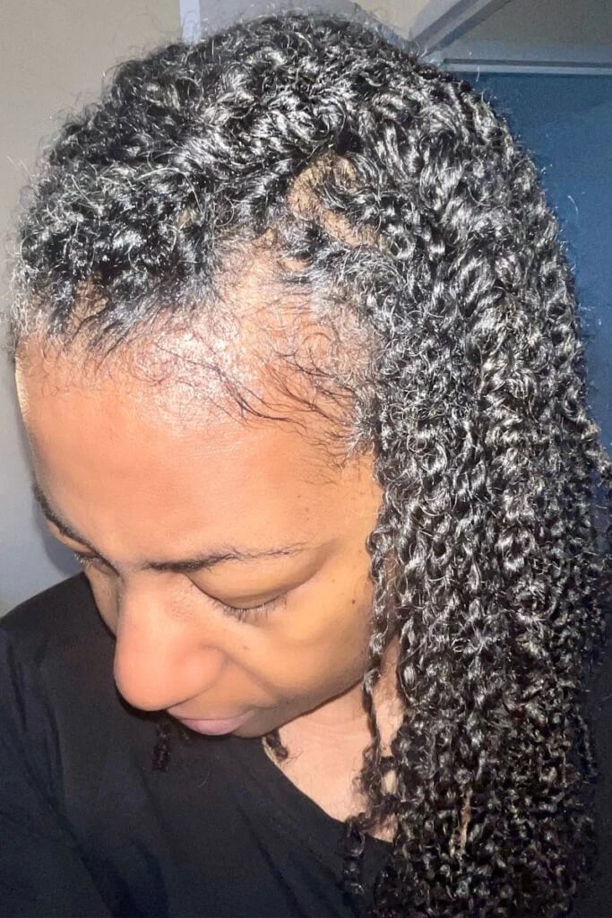 Shoulder Length Twists With Silver Streaks Shoulder Length Twists With Silver Streaks — Natural Hair Twists