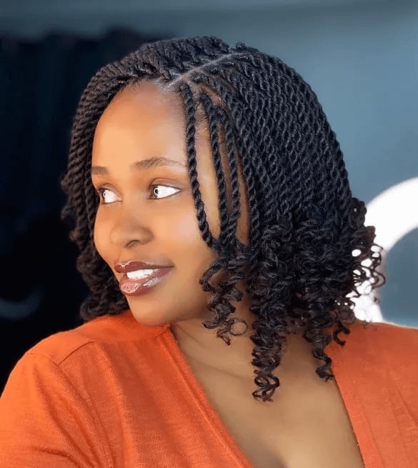 Chin Length Bob Two-Strand Twists Chin Length Bob Two-Strand Twists — Natural Hair Twists