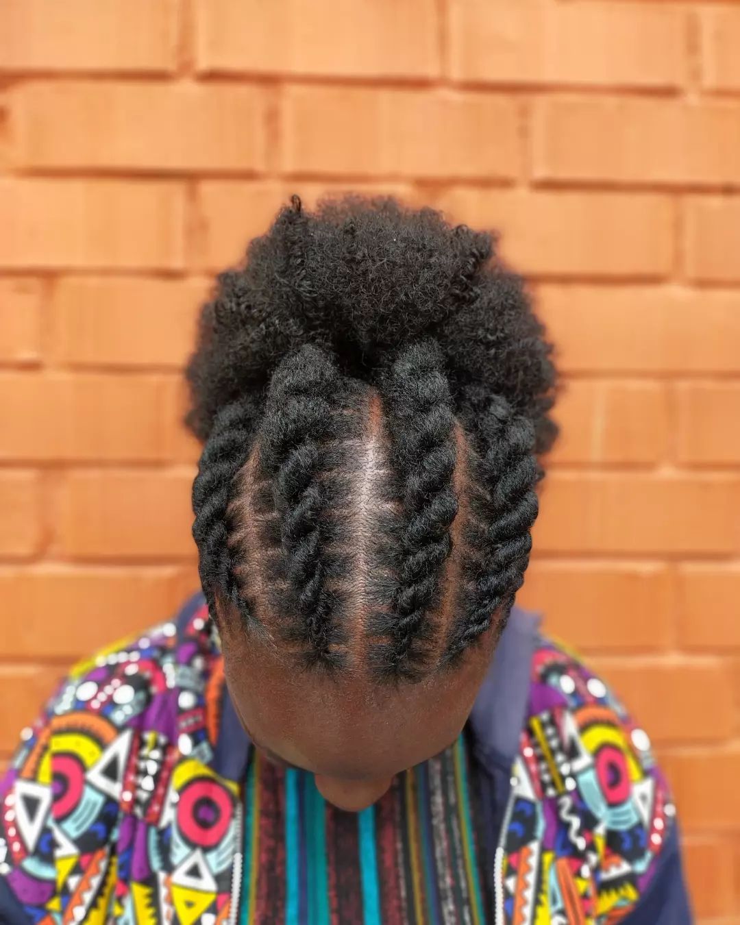 Collarbone Length Flat Twists Collarbone Length Flat Twists — Natural Hair Twists