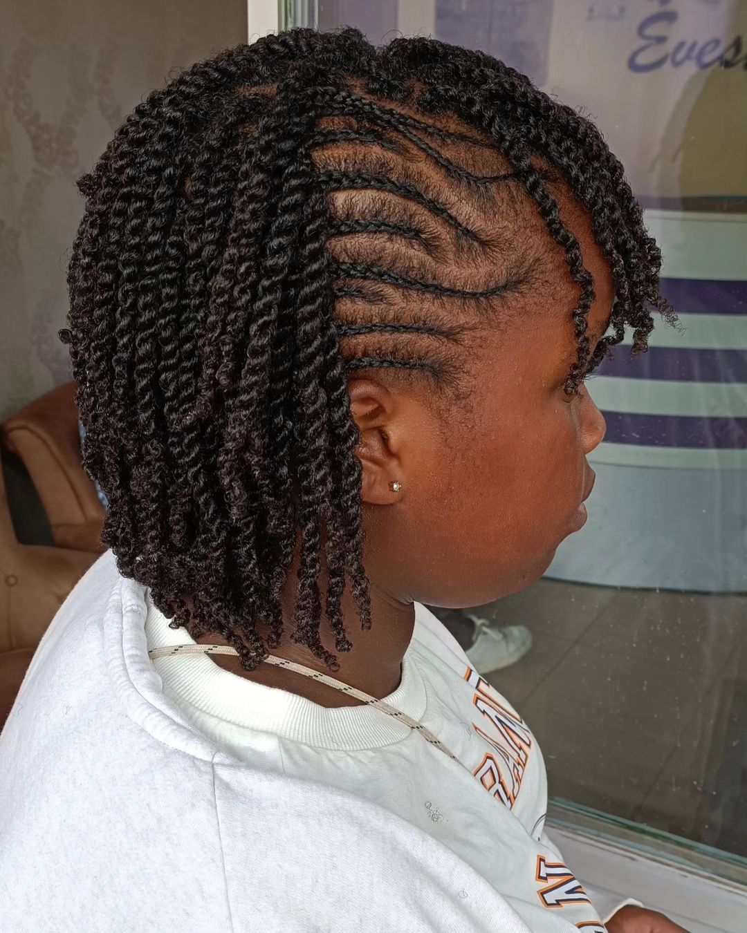 Short Bob Flat and Two-Strand Twists Short Bob Flat and Two-Strand Twists — Natural Hair Twists