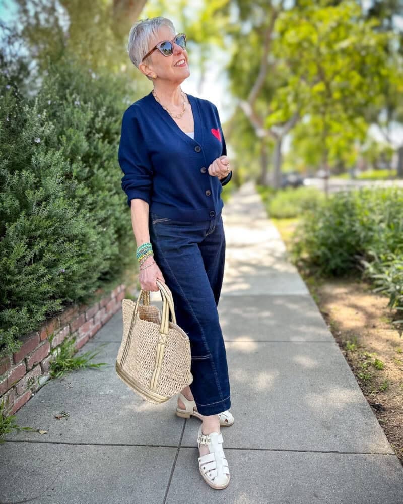 Navy Cardigan Casual Day Out Navy Cardigan Casual Day Out — Navy Blue Outfits