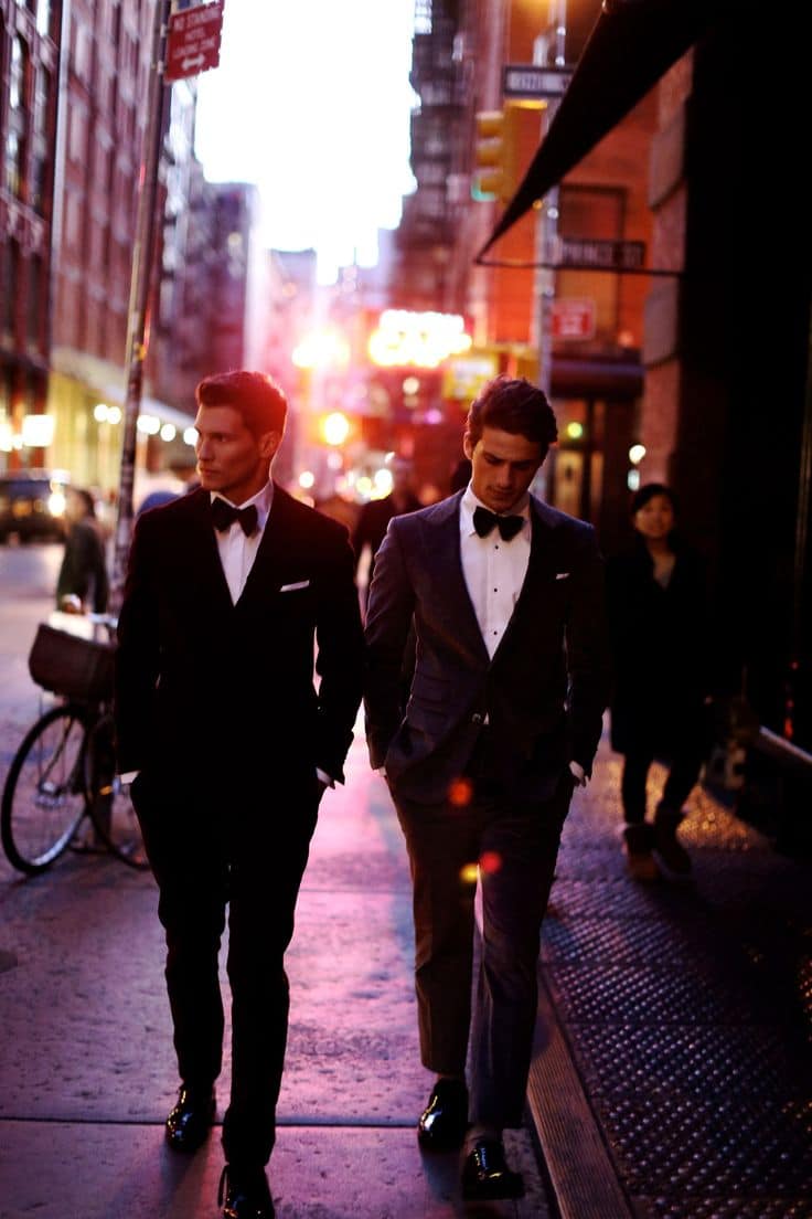 Classic Black Tuxedos for Formal New Year's Eve, Everyday Version — New Years Eve Outfits Men