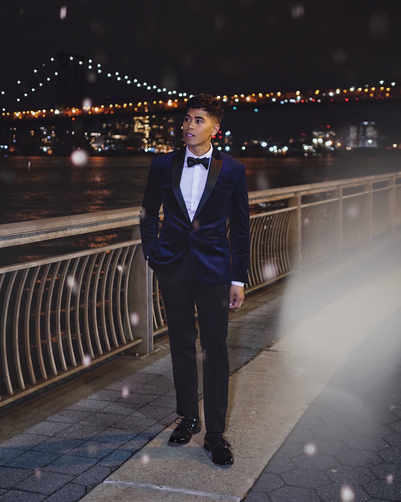 Navy Velvet Tuxedo Jacket for a Formal Party — New Years Eve Outfits Men