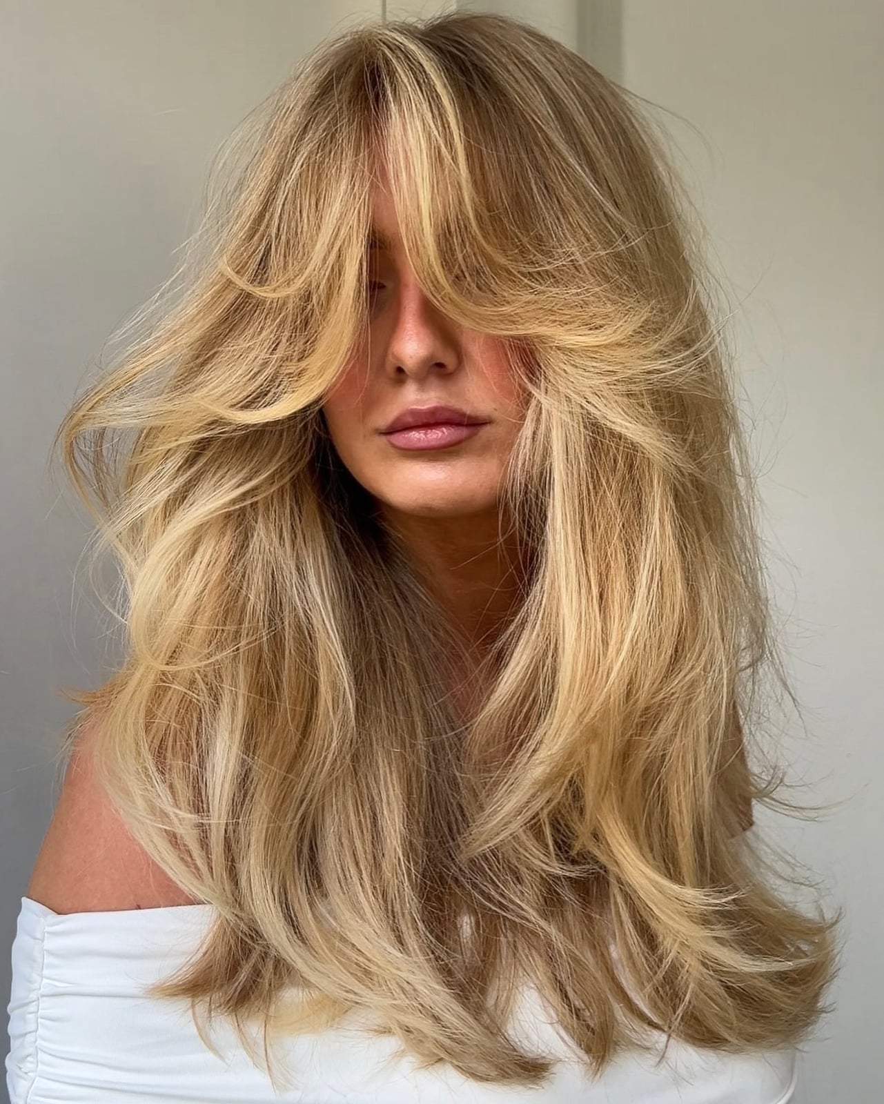 Platinum Blonde With Root Shadow and Volume Platinum Blonde With Root Shadow and Volume — Old Money Blonde