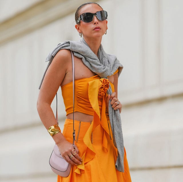 Orange Bandeau Top and Skirt Set with Bow Detail Orange Bandeau Top and Skirt Set with Bow Detail — Orange Outfits