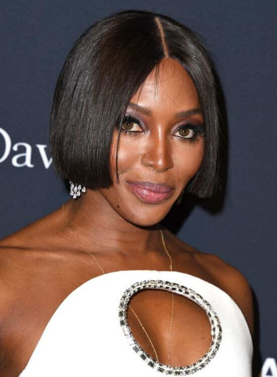 Chin Length Blunt Bob With Blunt Fringe — Oval Face Haircuts