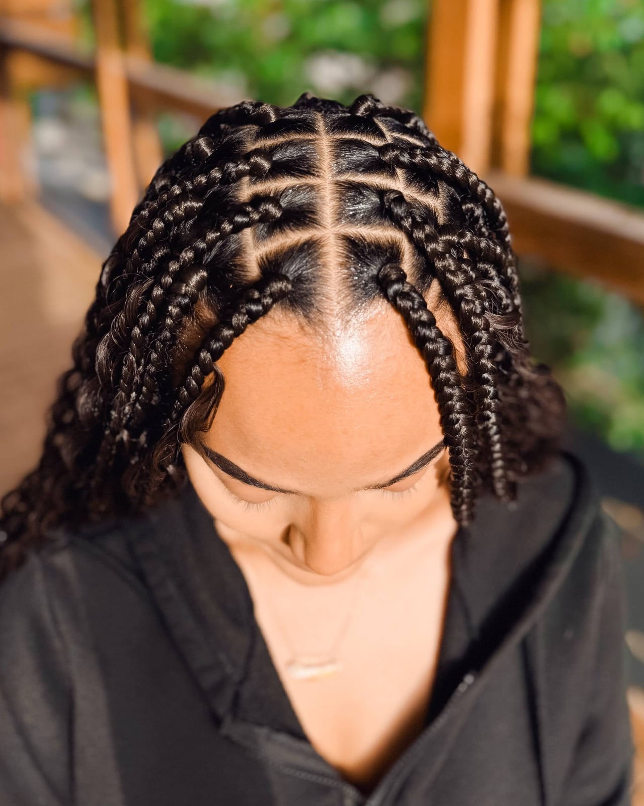 Braids From Neat Square Parts Braids From Neat Square Parts — Parts Braids